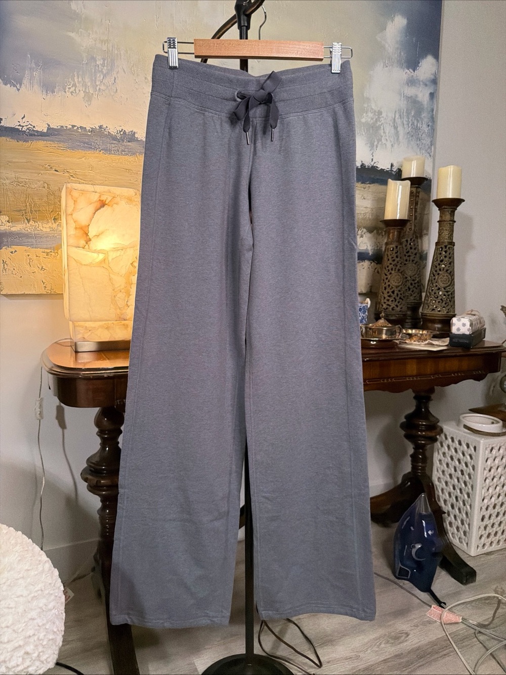 lululemon athletica Wide-Leg Drawstring Pants - Gray